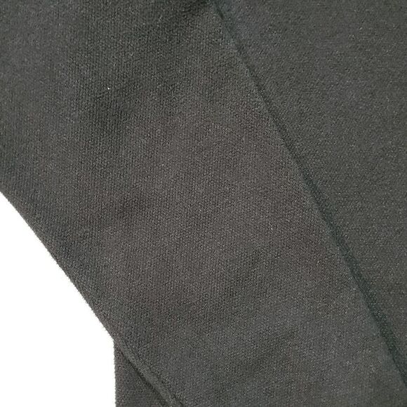 The North Face Sweater Mens Small Black Athletic Fit Logo 1/4 Zip Pullover - Picture 9 of 11